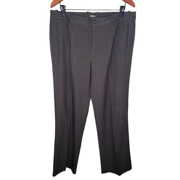 Eddie Bauer Vashon Fit Nwt Pinstripe Trouser Slacks Pants Size 14T Tall 14 - Picture 1 of 7